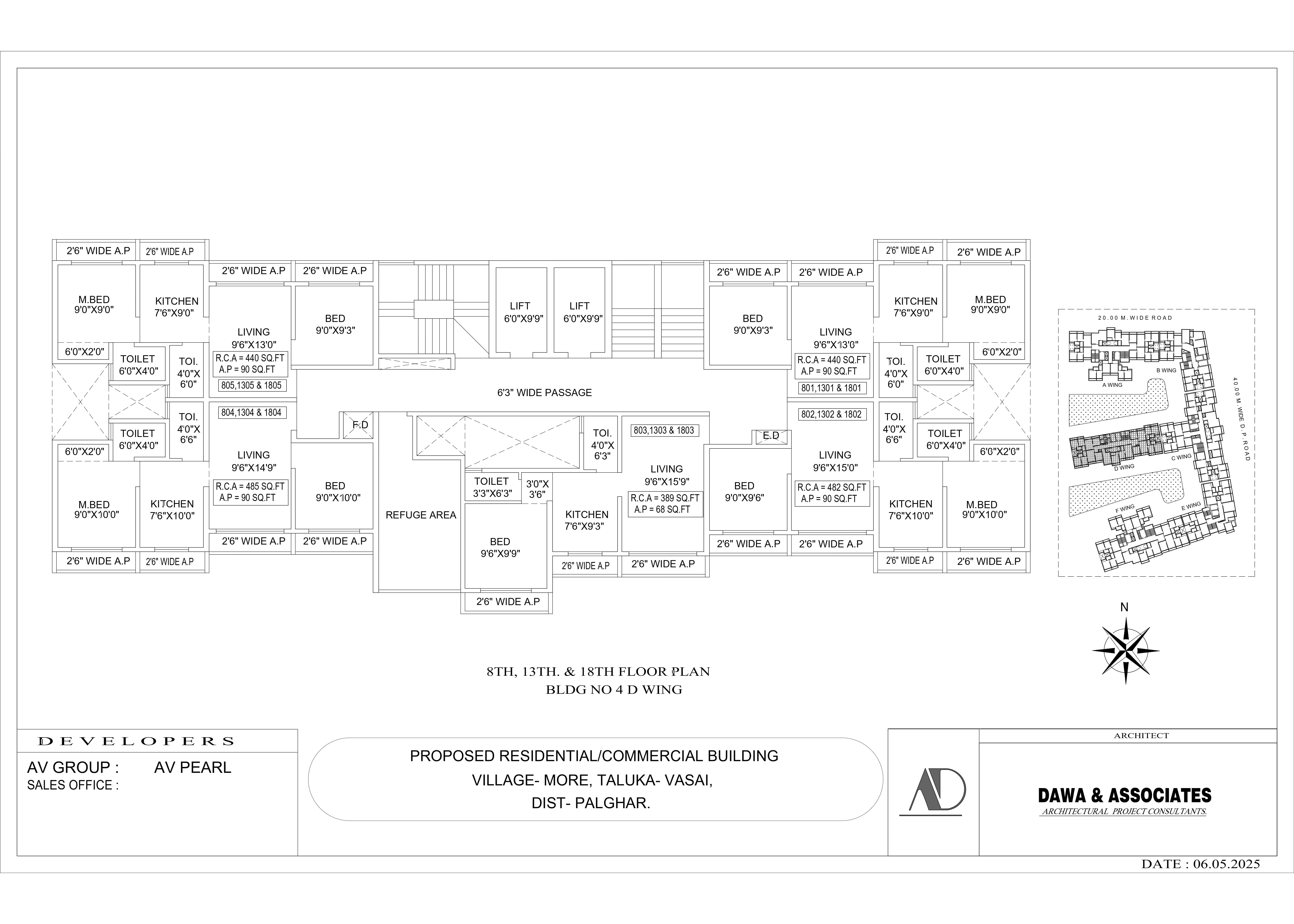 Wing 4D Refuge Floor Plan - AV Pearl
